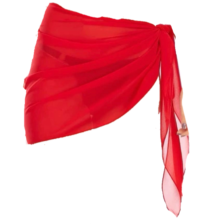 shein cover up red