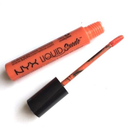nyx orange liquid lipstick