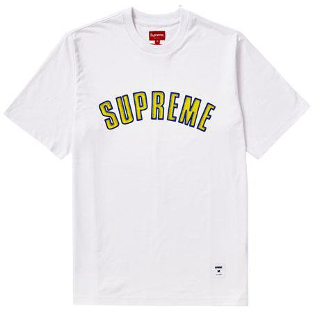Supreme - Supreme Printed Arc S/S Top- White – Streetwear Official