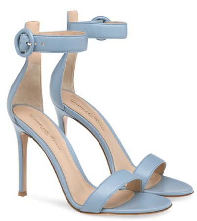 Blue  heeled Sandals