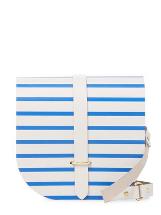 Cloud Leather Crossbody Bag by The Cambridge Satchel Company | periwinkle blue | Gilt