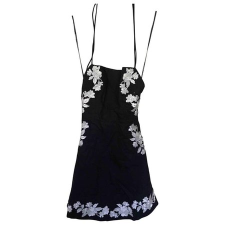 Linen mini dress Zimmermann Black size 2 US in Linen - 6128525