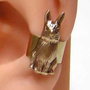 Bunny cuff earring