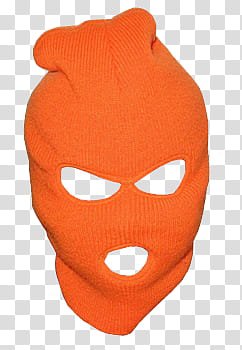 orange grunge aesthetic face mask png