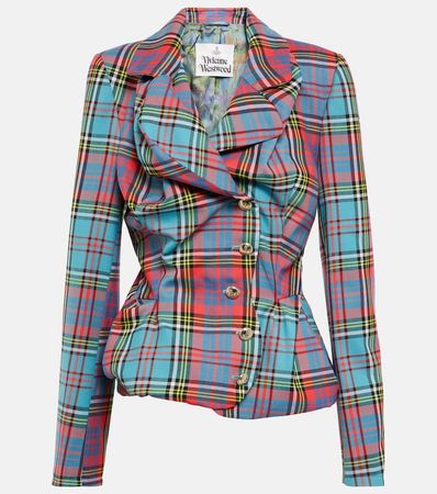 Vivienne Westwood - Tartan wool jacket | Mytheresa