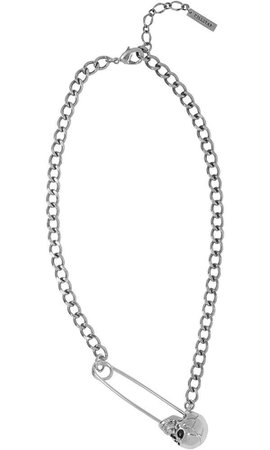 *clipped by @luci-her* Killstar - Noir Silver Necklace - Buy Online Australia – Beserk