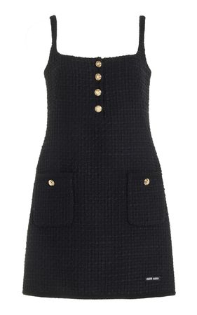 Tweed Wool-Blend Mini Dress By Miu Miu | Moda Operandi