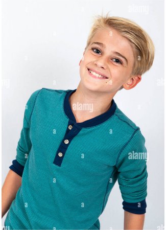 12/13 year old blonde boy