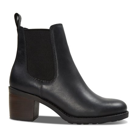Women's Fargo Ankle Boots in Black | Little Burgundy