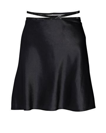 Nué Cutout Silk Mini Skirt | INTERMIX®