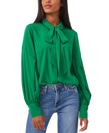 Riley & Rae Camille Tie-Neck Blouse, Created for Macy's & Reviews - Tops - Women - Macy's