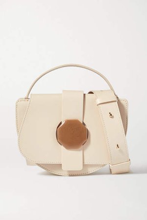 Ressa Leather Shoulder Bag - White