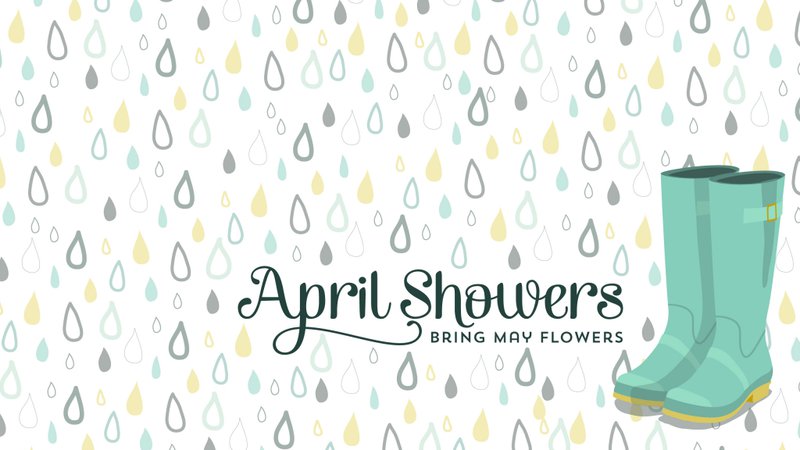 spring showers font - Google Search