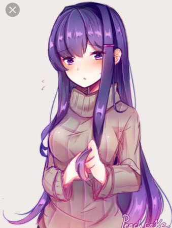 purple hair anime