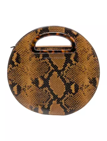 Loeffler Randall Round Leather Handle Bag - Brown Handle Bags, Handbags - WLF74201 | The RealReal