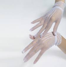 white fishnet gloves - Google Search