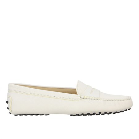 Tods Loafers New Tods Gommini Loafers In Hammered Leather With Sleeper