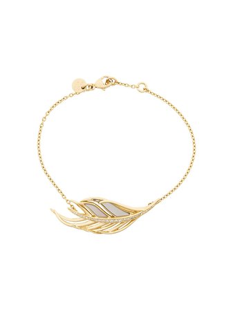 Shaun Leane White Feather 18kt Gold Diamond Bracelet - Farfetch