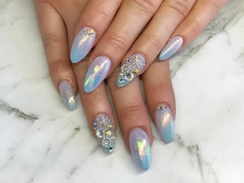 ariel inspired nails - Google Search