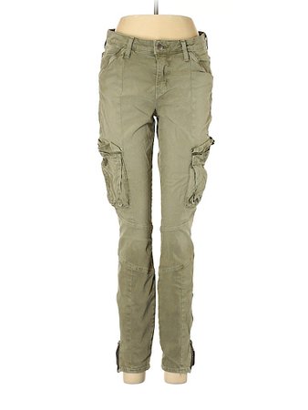 L'Agence Solid Green Cargo Pants 28 Waist - 82% off | thredUP