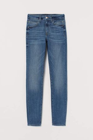 Push-up Shaping High Jeans - Blue