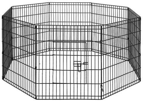 DIRECT TO PET 30" 8-PANEL PET DOG PLAYPEN PUPPY EXERCISE CAGE ENCLOSURE PLAY PEN FENCE