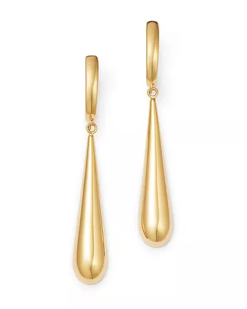 Bloomingdale's Teardrop Cuff Earrings in 14K Yellow Gold - 100% Exclusive | Bloomingdale's