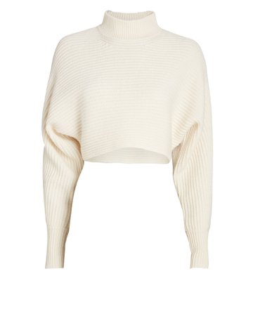 Intermix cropped turtleneck sweater