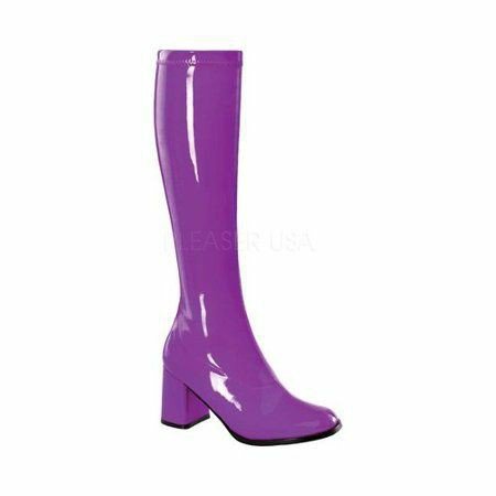 purple gogo boot