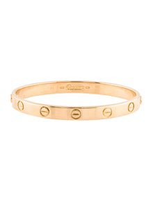 Cartier LOVE Bracelet - 18K Yellow Gold Bangle, Bracelets - CRT63164 | The RealReal