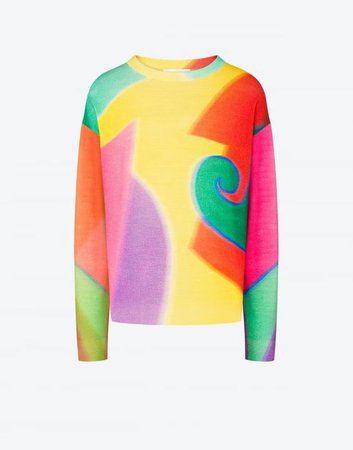 Projection Print wool jumper | Moschino