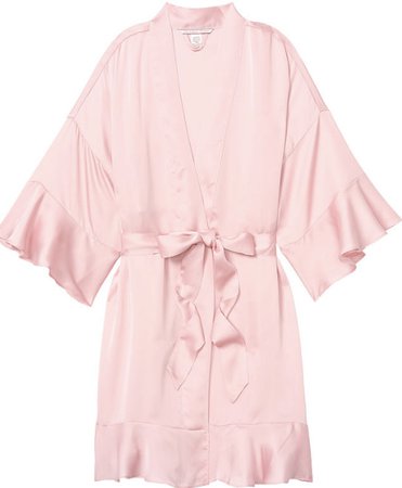 light pink robe