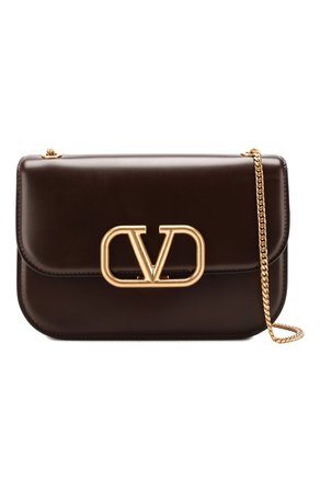 Женская темно-коричневая сумка valentino garavani vlock VALENTINO — купить за 127000 руб. в интернет-магазине ЦУМ, арт. SW0B0F23/JNV