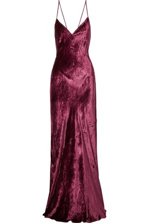 Cami NYC | The Serena velvet maxi dress | NET-A-PORTER.COM