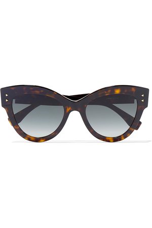 Fendi | Cat-eye tortoiseshell acetate sunglasses | NET-A-PORTER.COM