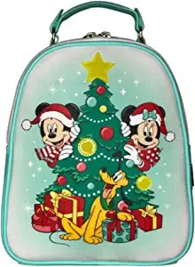 Amazon.com: Loungefly Disney Mickey Mouse Sensational Six Christmas Light-Up Womens Double Strap Shoulder Bag Mini Backpack Purse : Clothing, Shoes & Jewelry