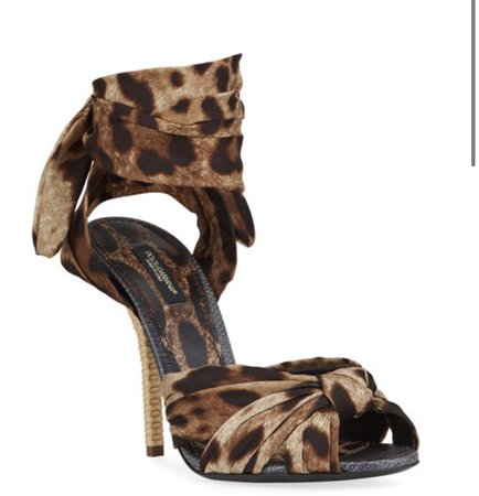 leopard print d&g shoes