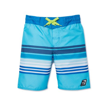 Laguna - Laguna Boys UPF 50+ Stripe Swim Trunk Shorts with Pocket, Sizes 8-20 - Walmart.com - Walmart.com