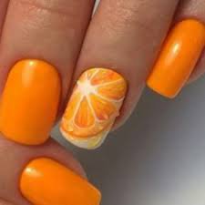 citrus nails - Google Search