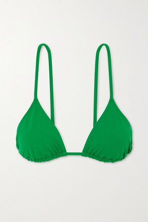 Green Les Essentiels Mouna triangle bikini top | Eres | NET-A-PORTER