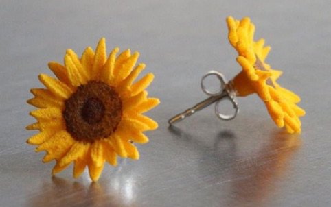 sunflower eye rings