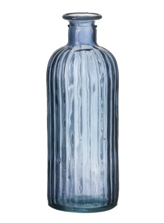 Indigo Blue Textured Glass Vase - Sorrel & Fern
