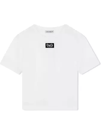 Dolce & Gabbana Kids logo-print Cotton T-shirt -