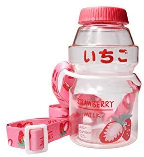 Amazon.com : Plastic Fruit Juice Water Bottle Milk Cartoon Shaker Bottle, 16oz/480ML Transparent Portable Leak Proof Travel Drinking Bottle for Kids&Girl&Adult… : Sports & Outdoors