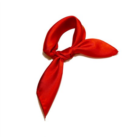 red silk bow head scarf - Google Search
