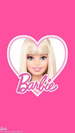 barbie background image heart doll