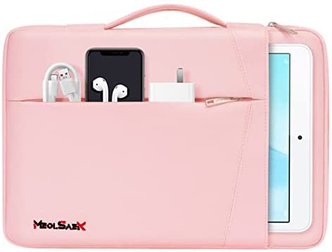 Amazon.com: Meolsaek 15.6 Inch Laptop Sleeve Case for 15.6 inch HP, Dell, Lenovo, Notebook, Durable Laptop Carrying Computer Case for ASUS ZenBook Pro, Water-Resistant Hard Shell Case with Handle (15.6 Inch Pink) : Electronics