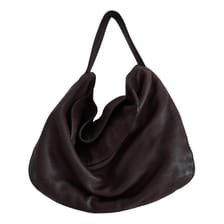 alaia brown leather handbag