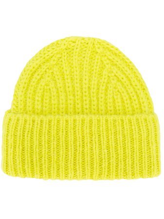 Closed Ribbed Beanie Hat