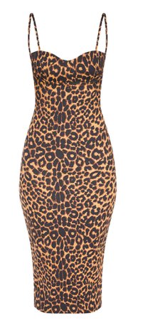 cheetah print dress